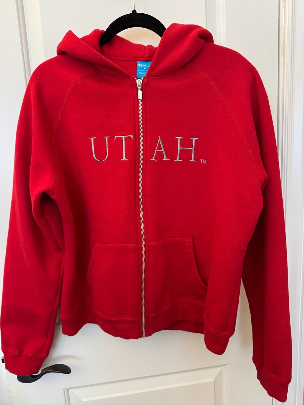 Utah (U of U) Red Full-Zip Hoodie Jacket